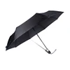 Automatic 8 Ribs Folding Umbrella Black Big Size with Leather Handle