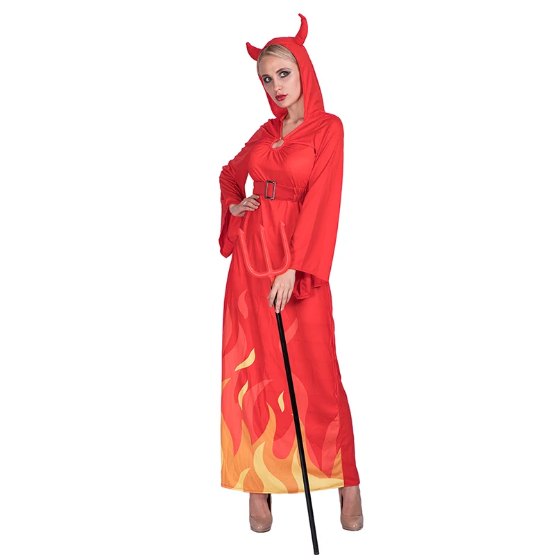 Nieuw Halloween Kostuum Ideeën Party Cosplay Fancy Dress Vrouwen Fire ME-45