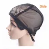 Lace Wig Caps For Making Wigs Hot Selling Hair Weaving Net Stretch Adjustable Wig Cap Color Black Blonde Brown