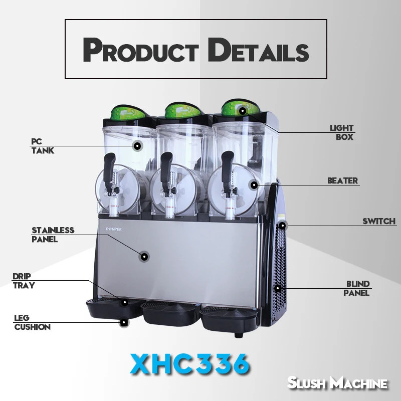 Donper Xhc336 Commercial Margarita Smoothie Making Machine Margarita