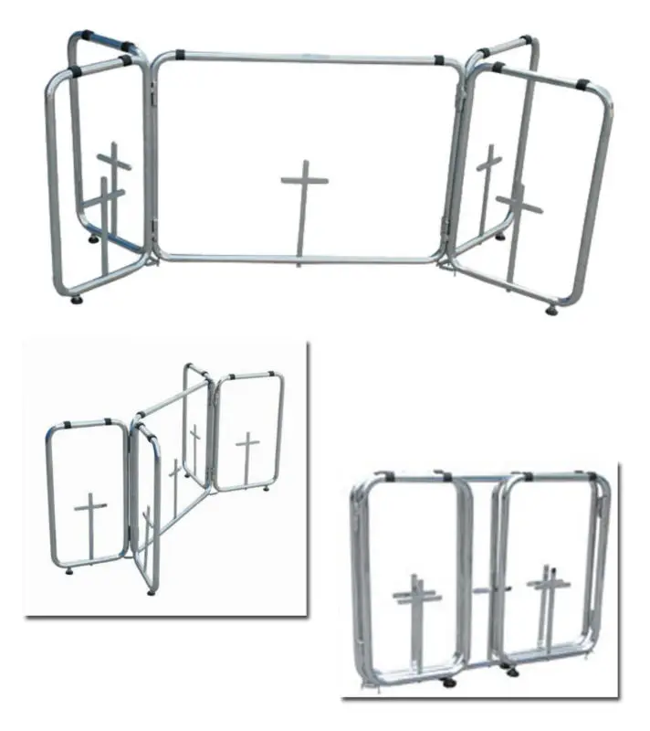 Casket Display Stand - Elegant Church Trolley by Xieeh