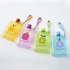 Free sample clear / frosted fruit pattern can water bottle hard plastic tumbler
