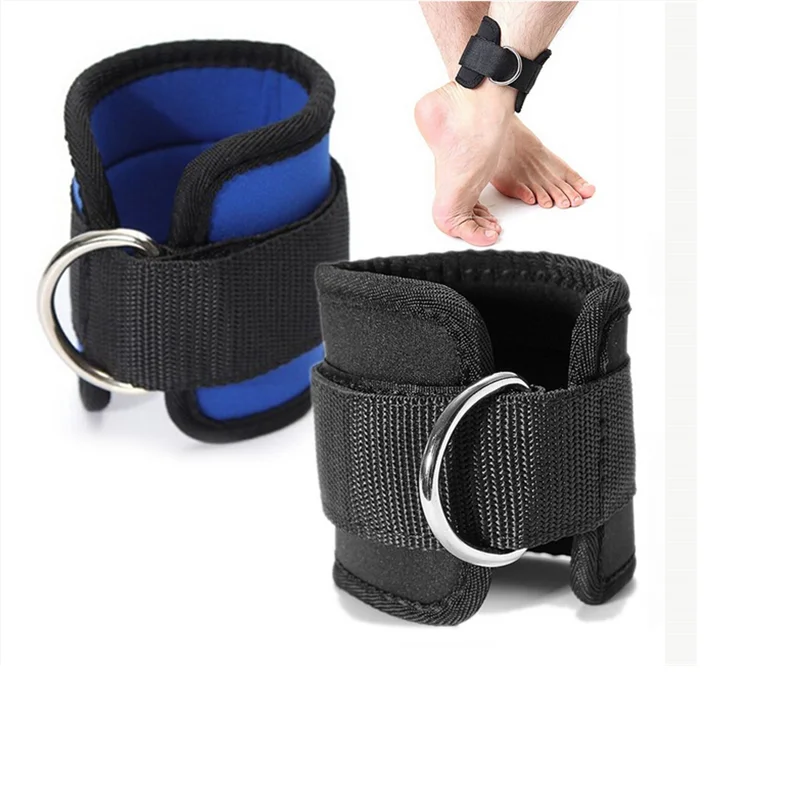 Adjustable Ankle Cuffs Wrist Straps With Dring Neoprene Padded For
