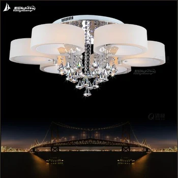 Bronze Brightest Bedroom Led Ceiling Lights Chandelier Silver