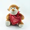wholesale custom plush stuffed valentine monkey