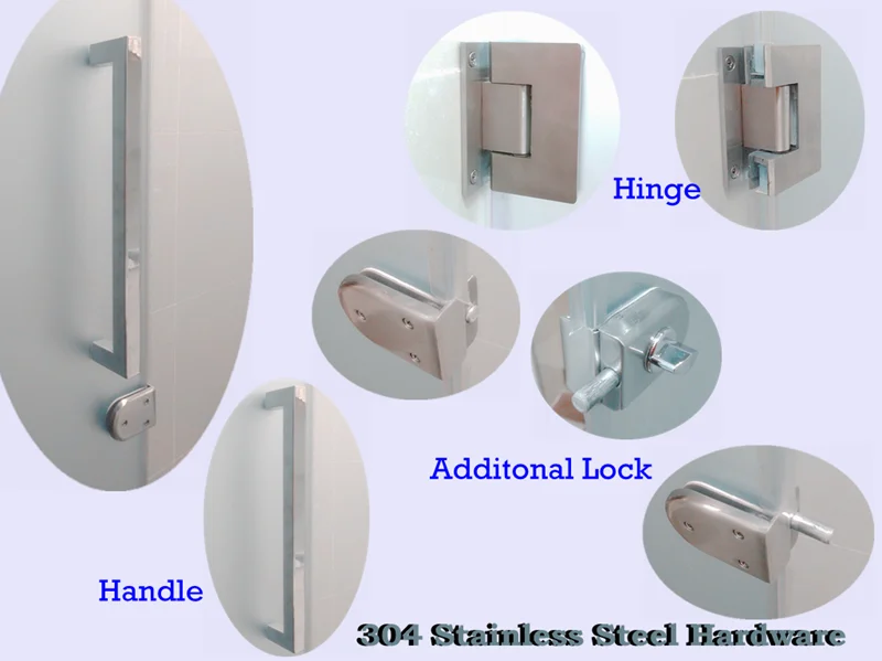 KD3002 Customized 8mm / 10mm Hinge Shower Door Hinge Glass Door