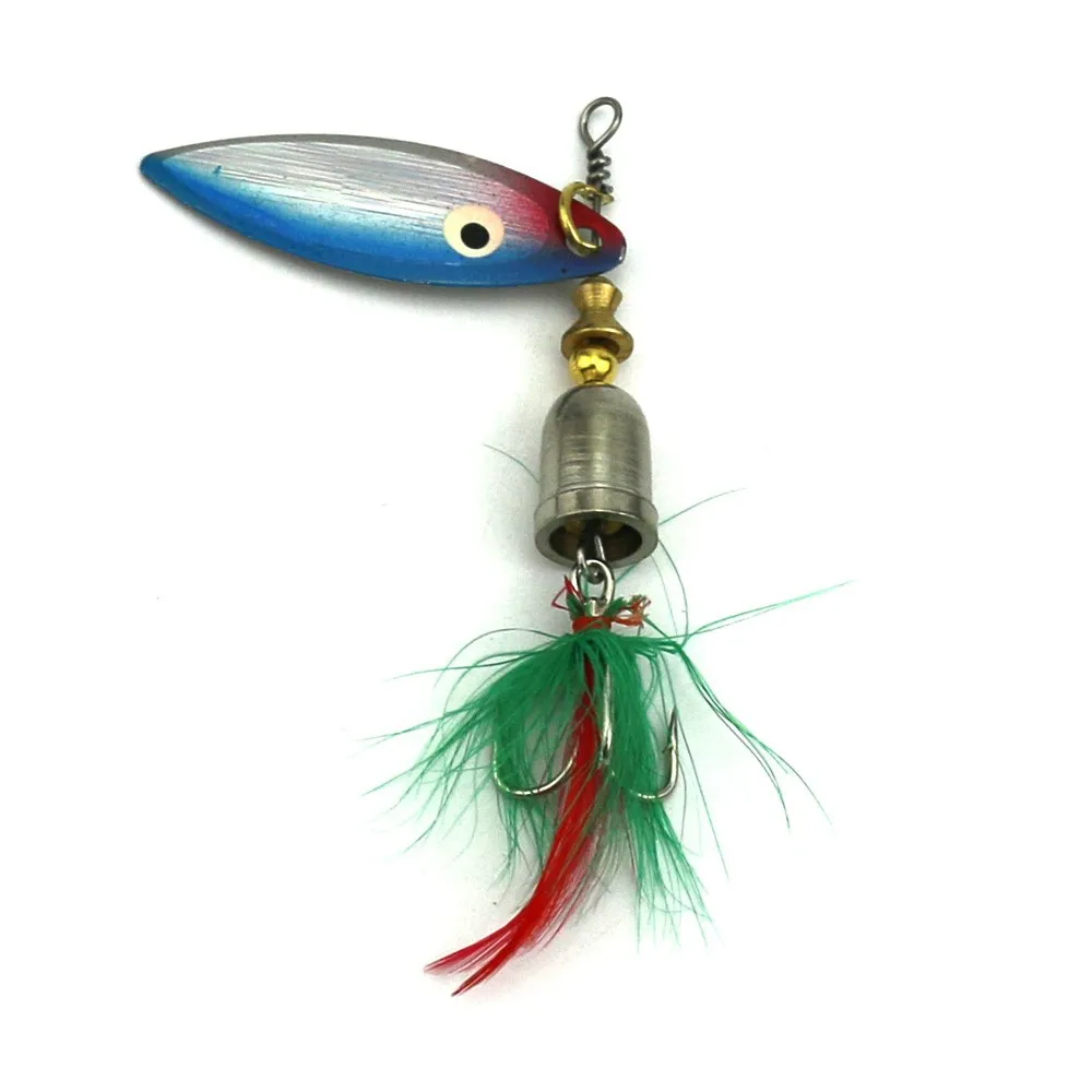 50mm 7.4g Bass Fishing Trout Spinner Lure Inline Spinner
