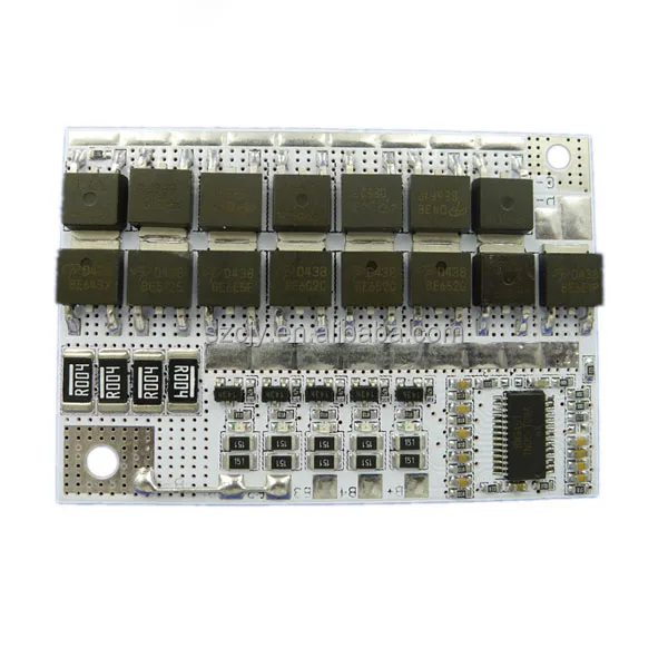 4S BMS Protection Board LiFePo4 LiFePo 12V 14.4V 100A Balance PCB Battery