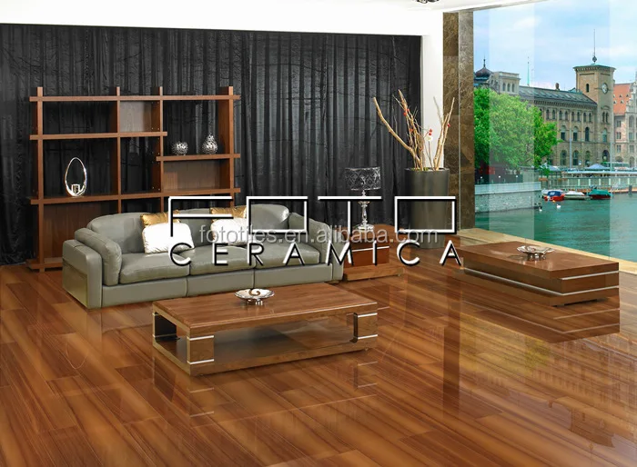 Azulejo De Pared De Porcelana China Que Parece Un Diseño De Madera