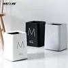 Free sample modern plastic kitchen hotel living room trash can waste bin with custom logo
