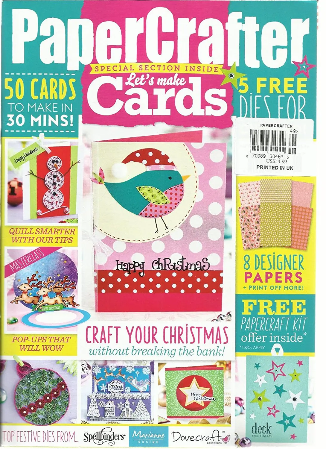 PAPER CRAFTER, LET'S MAKE CARDS, SPECIAL SECTION INSIDE ISSUE, 2016 ISSUE # 99