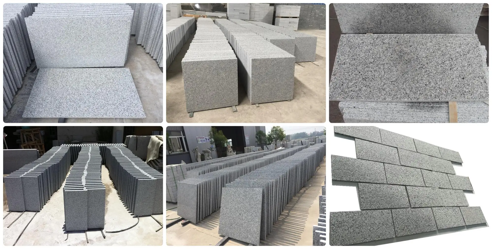 Factory Supply Flamed Grey Granite For Paving