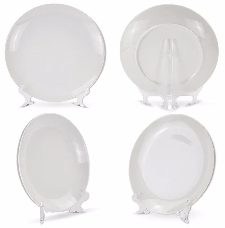8 Inch Sublimation Ceramic Plate Full Printing Plate/dishes Buy 8