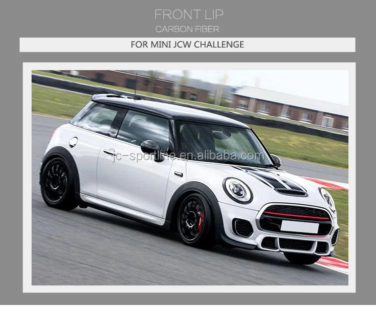 F55 F56 Jcw Carbon Fiber Front Spoiler Lip For Mini John Cooper Works ...