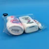Clear PVC Cosmetic Bags With Zip Closure for O Ring Hook Packaging Bag