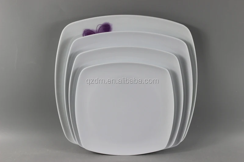 Originality Melamine Square Dinner plate