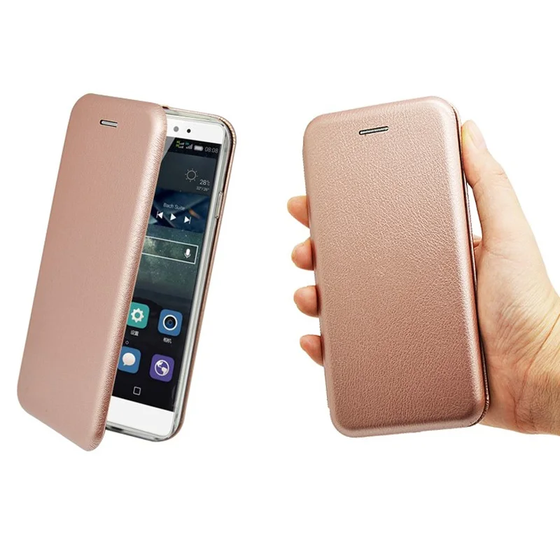 Luxury Leather Flip Folio Shell Case cover for Samsung Galaxy J3 2016/ 2017 Pouch