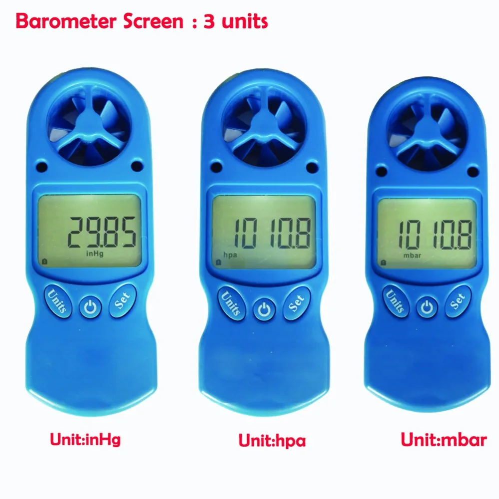 Neueste handheld anemometer tl302 Wetter meter mit temperatur