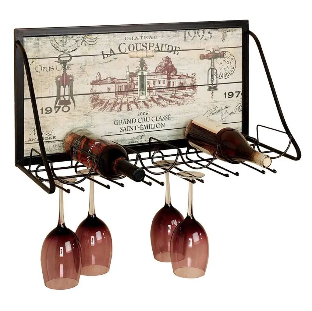 Cheap Wrought Iron Wall Mounted Wine Rack, find Wrought Iron Wall