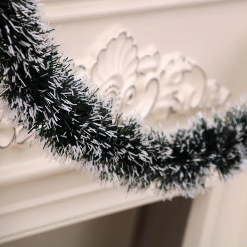 new style blackish green Christmas garland christmas decorations hang christmas tree garland