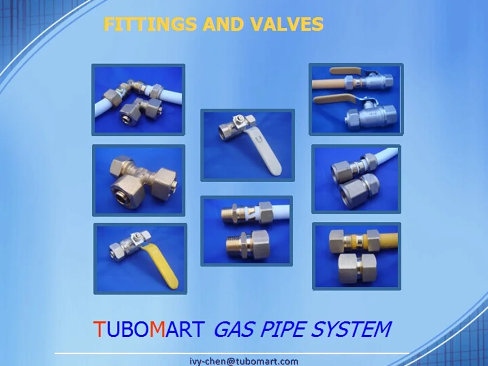 Pealpe Multilayer Pipes For Gas Installation Yellow Flexible Gas Pipe