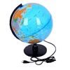 OEM Quality PVC Plastic Rotating Size Map Political World Map Globe