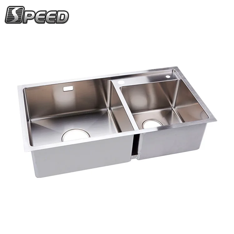 Hot Sell Countertop Handmade Fabricated Sink Stainless Steel