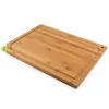 Top Quality Large Bamboo Cutting Board w/ Built In Knife Sharpener and Juice Groove