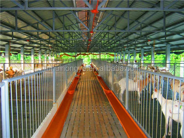 sheep and goat farming/sheep farm/ sheep shed overall design drawings
