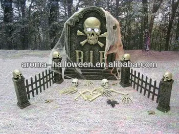 halloween tombstone decorations