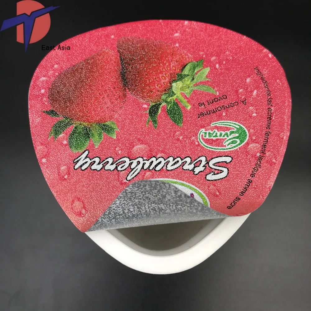 Easy Peel Aluminum Foil Lid For Yogurt Buy Easy Peel Aluminum Foil