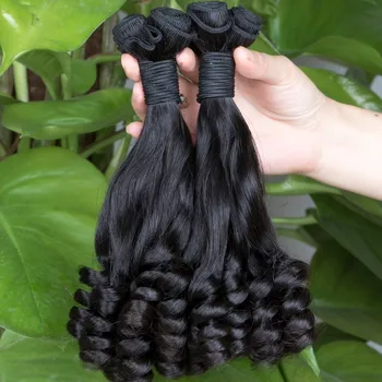 Argentina Hot Sale Virgin Hair Funmi Hair Extensions Spiral Curl