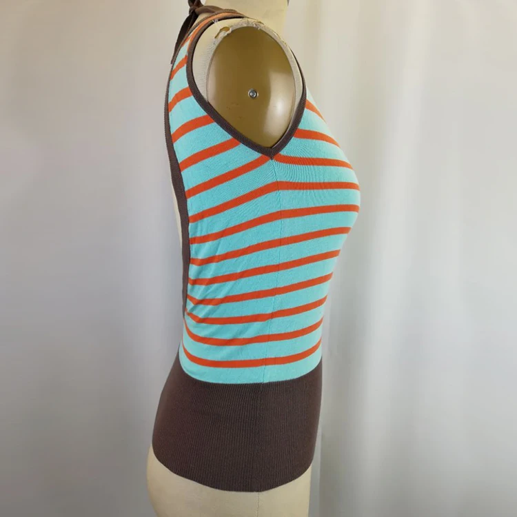 Chinese supplier fashion women knitting suspender vest tank tops