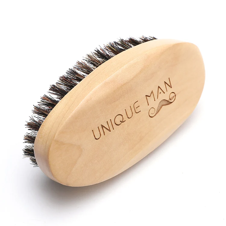 boars hair beard brush