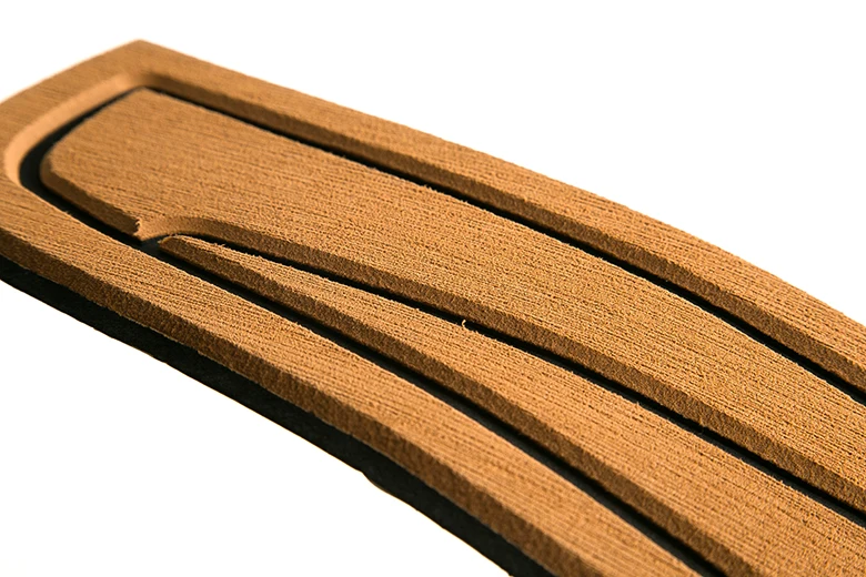 Synthetic Teak Decking custom non-skid rubber vinyl eva flooring sheet for boat 