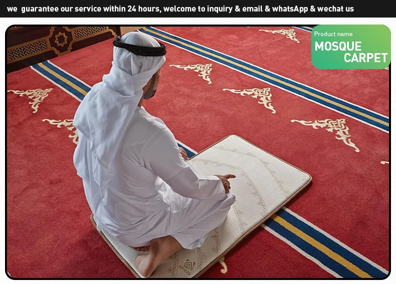 Wilton design bcf prayer carpet prayer mat roll 