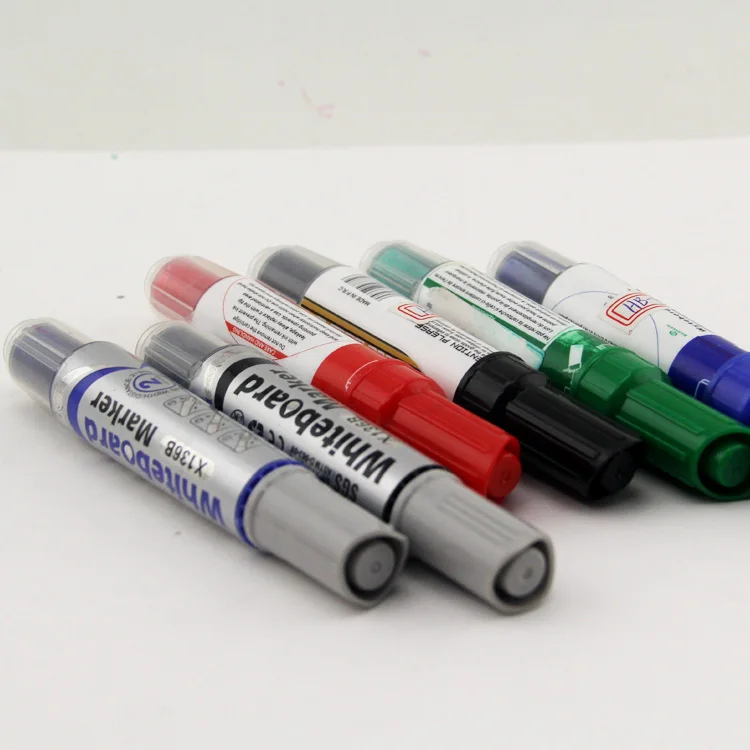 White Board Marker Quick Dry Refillable Pen Nontoxic Office School