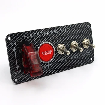 Racing 12v Ignition Switch Panel Engine Start Toggle Panel - Buy Racing