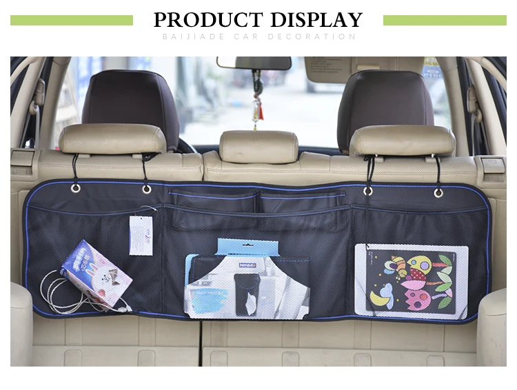 Custom Adjustable Leak Proof Foldable Car Hanging Seat Organizer
