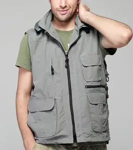 Bangladesh Factory Manufacture for vest jackets for Men Fishing outdoor sports Leisure Vest with Multi Pockets China Factory Manufacture for vest jackets for Men Fishing outdoor sports Leisure Vest with Multi Pockets