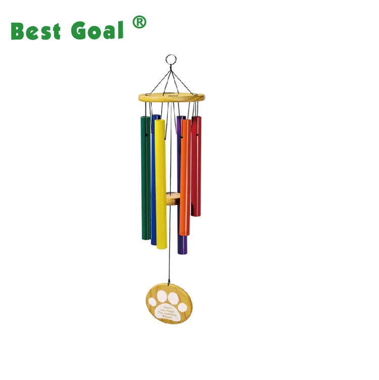 Pet Memorial Rainbow Bridge Wind Chime - Buy Outdoor Wind Chimes,Stand ...