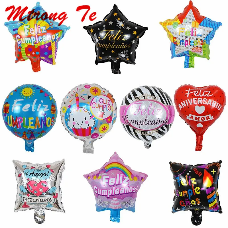 10 Pouces Espagnol Joyeux Anniversaire Fleuret Ballons Feliz Cumpleanos Te Quiero D Air Baloes Decorations De Fete D Evenement D Air Golobs Buy Espagnol Ballon Globos Feliz Cumpleanos Feliz Cumpleanos Product On Alibaba Com