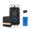 outdoor intelligent wireless ip wifi ring wifi doorbell for apartments