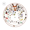 MC Wholesale cheap wedding decoration bone china ceramic tableware sets bright butterfly design royal Porcelain Dinner Sets