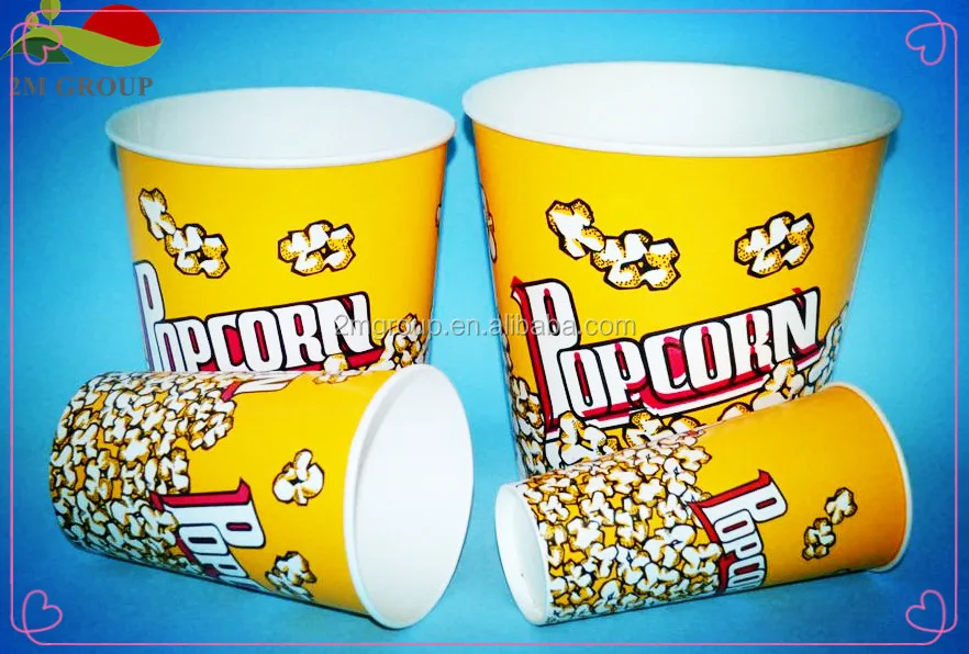 24/32/46/64/85/120/130/150/170oz Disposable Paper Popcorn Bowl/box/cup