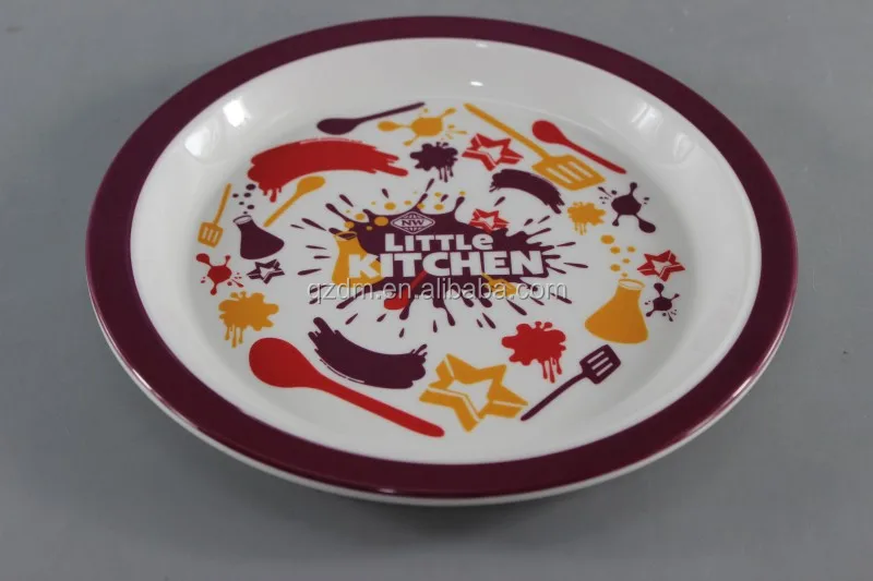 Unbreakable Melamine Kid's Dinner Plate LFGB