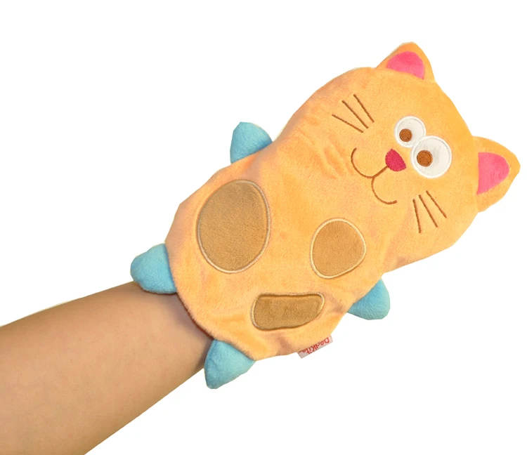 2018 New Design Multi-function plush soft toy baby saliva soothing towel blanket hand puppet animal for adult