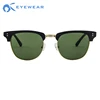 2017 New York American Favorite Personality Combination Frame Metal Temple Lady Sunglasses