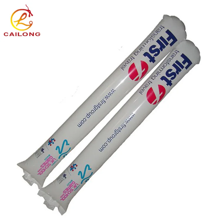 
Eco-friendly custom noise making plastic cheering bang sticks for sports 