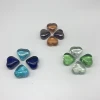 Special heart shaped glass stone for wedding decoration